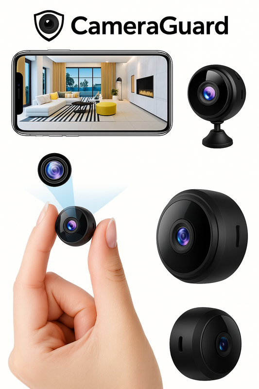 Caméra WiFi Ultra Compacte – Sécurité & Surveillance Discrète